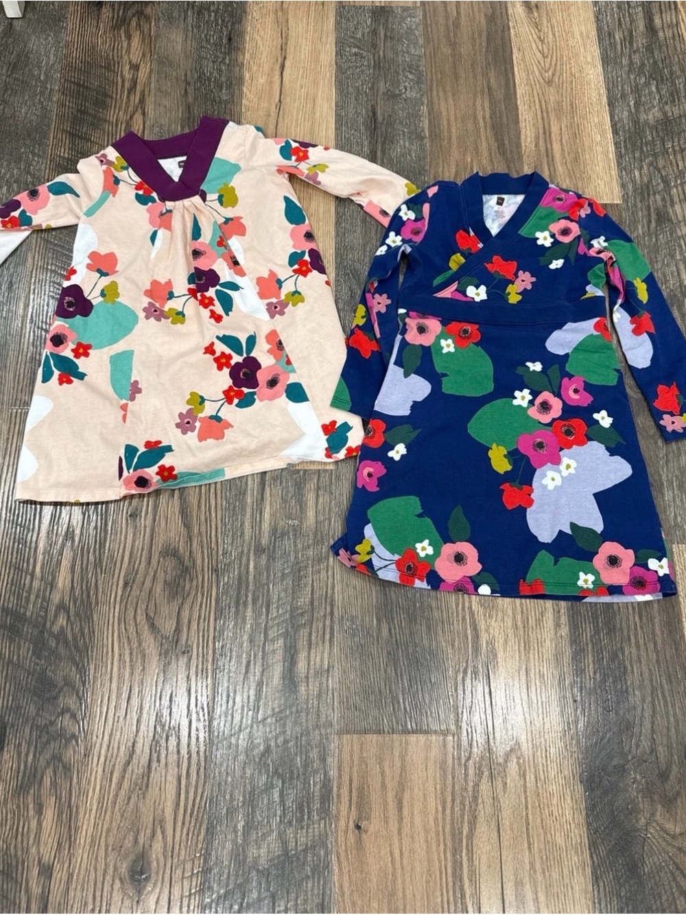 Kids Tea Collection Floral Long-Sleeve Dresses